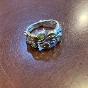 Barbara Bixby sterling silver peridot ring